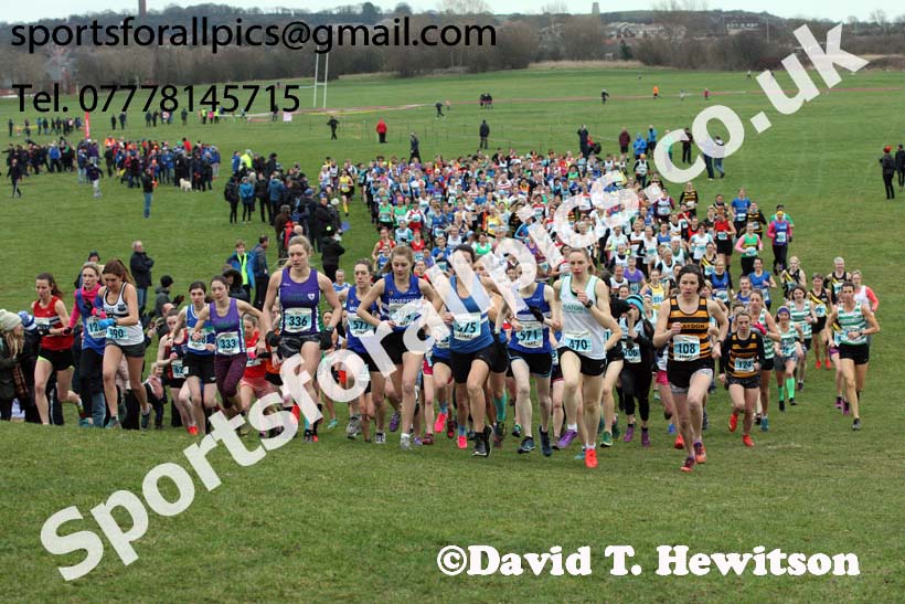Senior womens 2019 Start Fitness Sherman Cup/Davison Shield, Temple Park, South Shield. Photo:  David T. Hewitson/Sports for All Pics